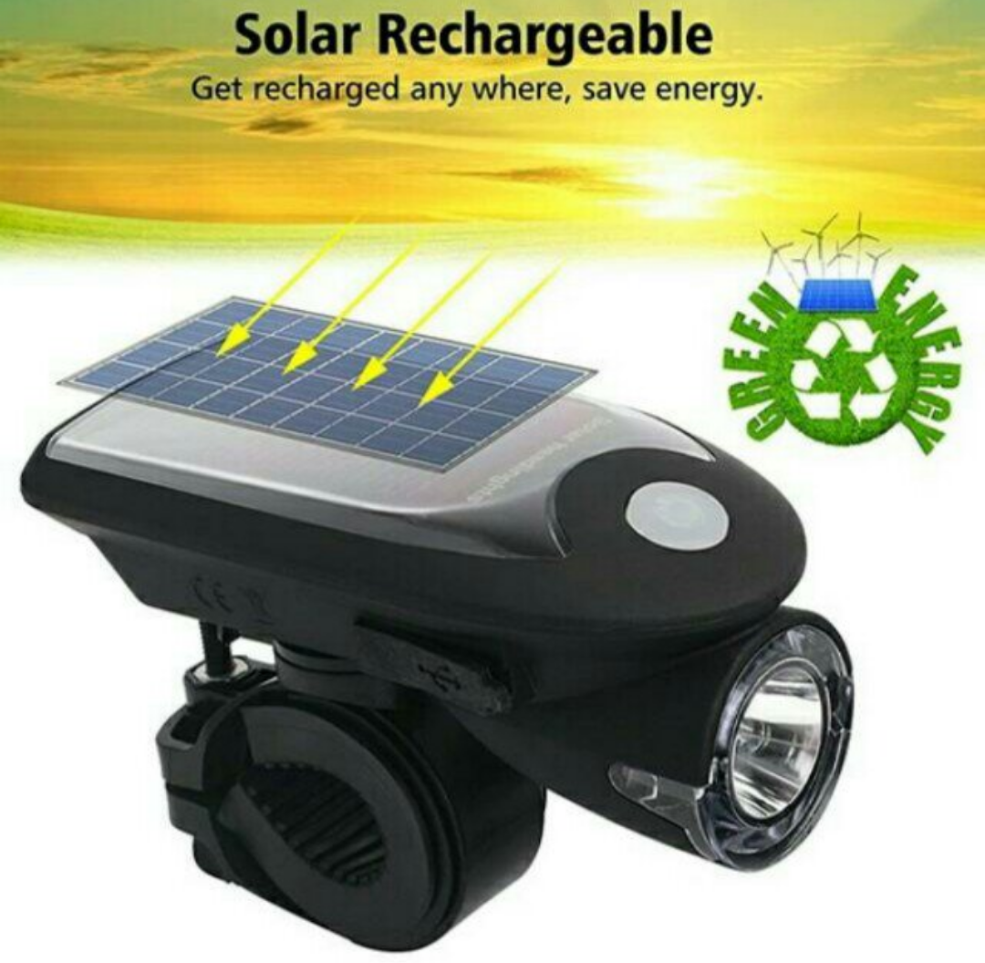 Best solar sale powered bike light