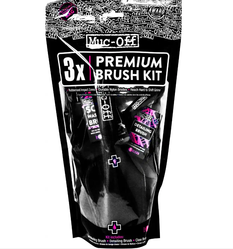 MUC-OFF 3X Premium Brush Set - Bike-Store