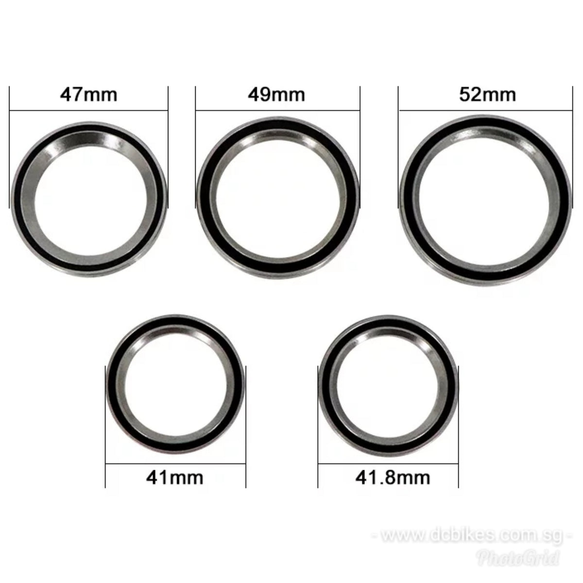 Various Sizes Of Bicycle Headset Sealed Bearings Dcbikes