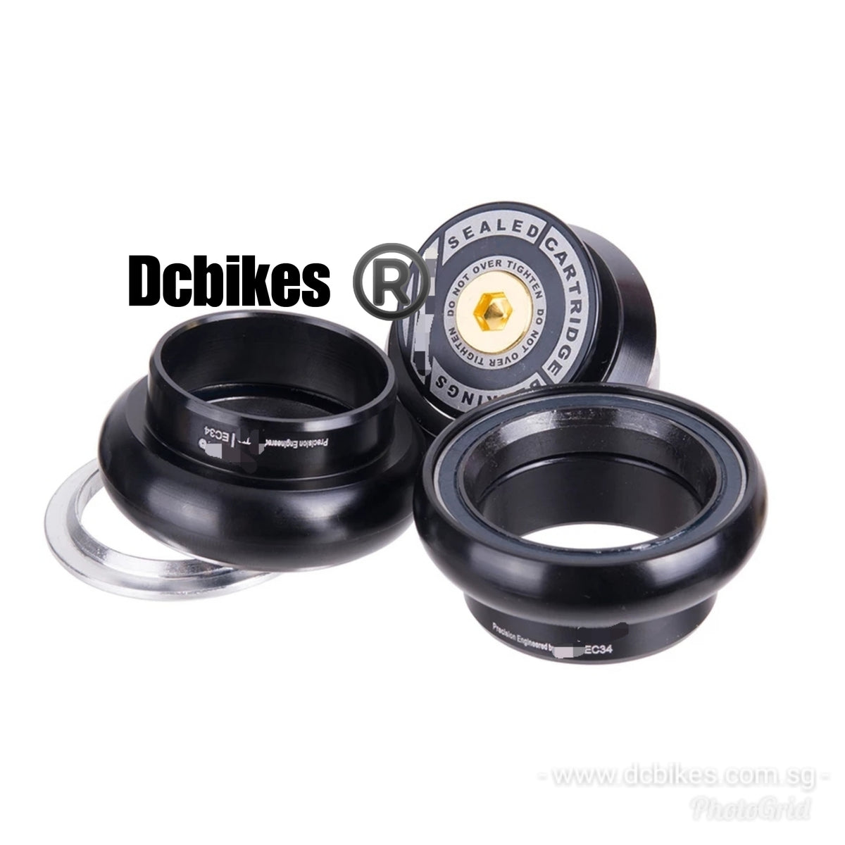 34mm EC34 1 1/8 Straight 28.6 Sealed Bearing Bicycle Headset – Dcbikes