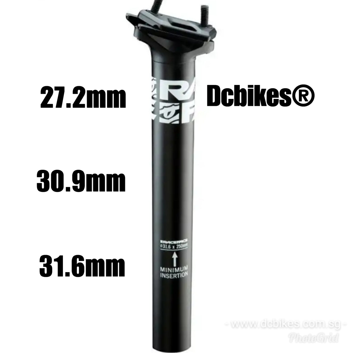 RaceFace Chester Bicycle Seat Post 27.2mm 30.9mm 31.6mm Dcbikes