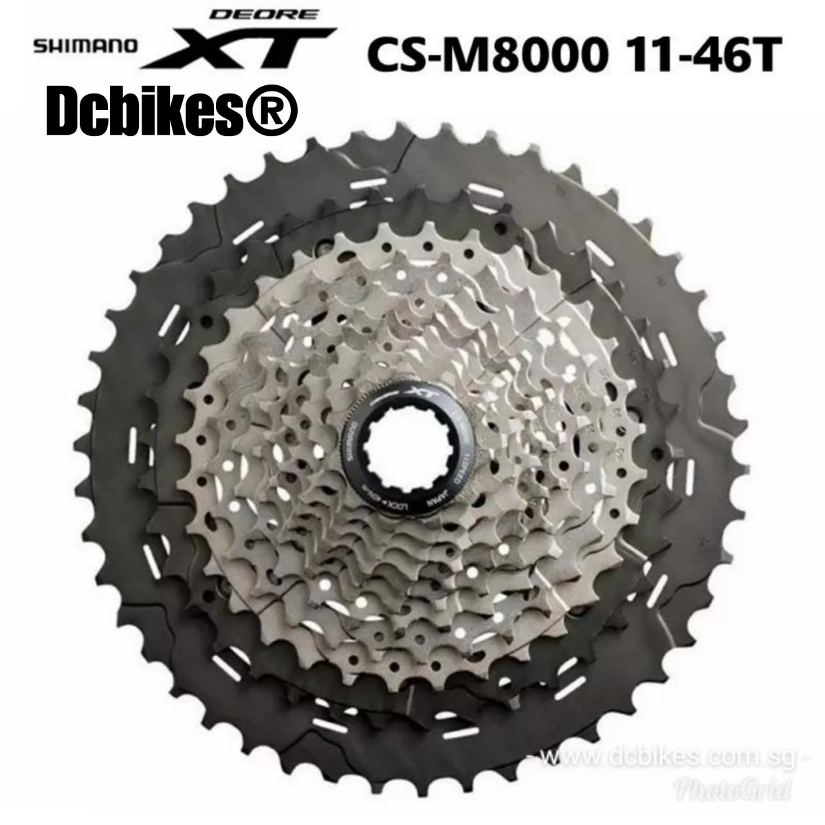シマノ　CS-M8000 11-46T 11S DEORE XT デオーレ PhotoGrid-