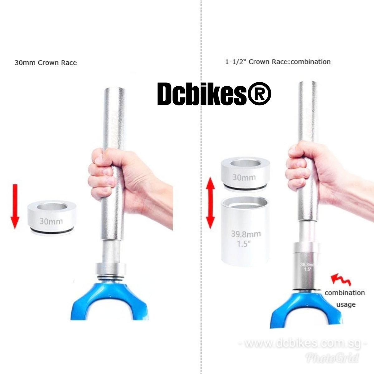 Suspension Fork Steering MTB Crown Race Setting Installation Tool