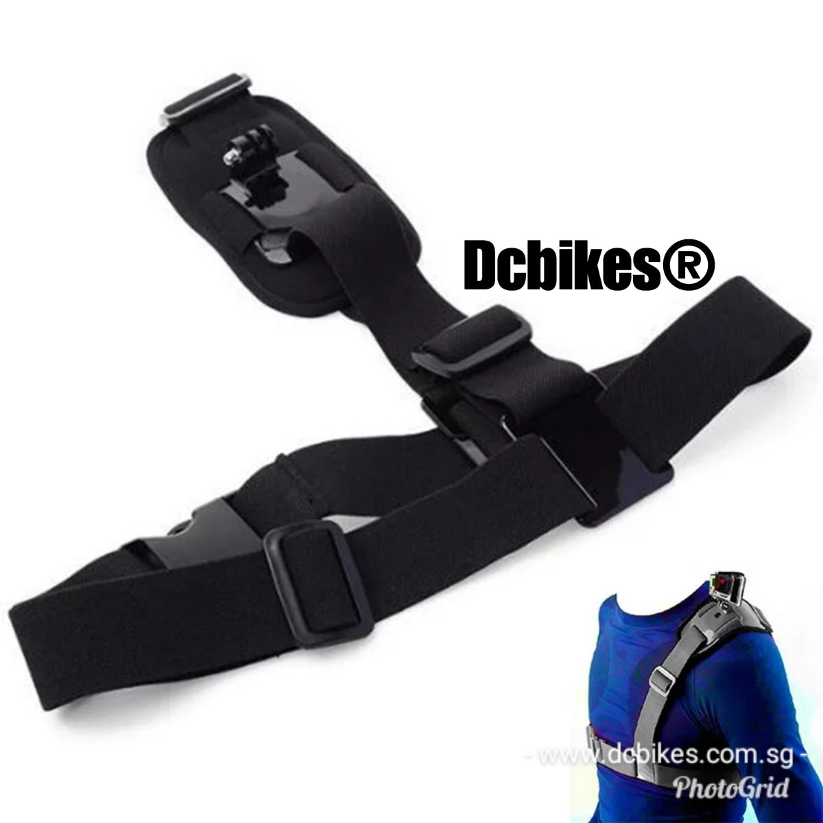 Shoulder Strap Camera Mount Holder For GoPro Hero 3/3+ 4 Camera Dcbikes