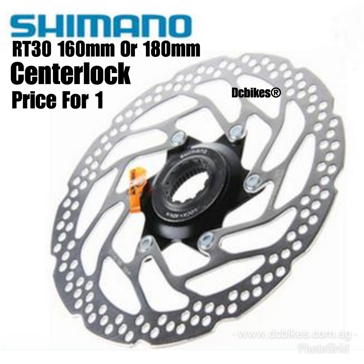 Shimano 160mm 180mm| 203mm SM-RT30 Centerlock Bicycle Disc Brake Rotor Piece