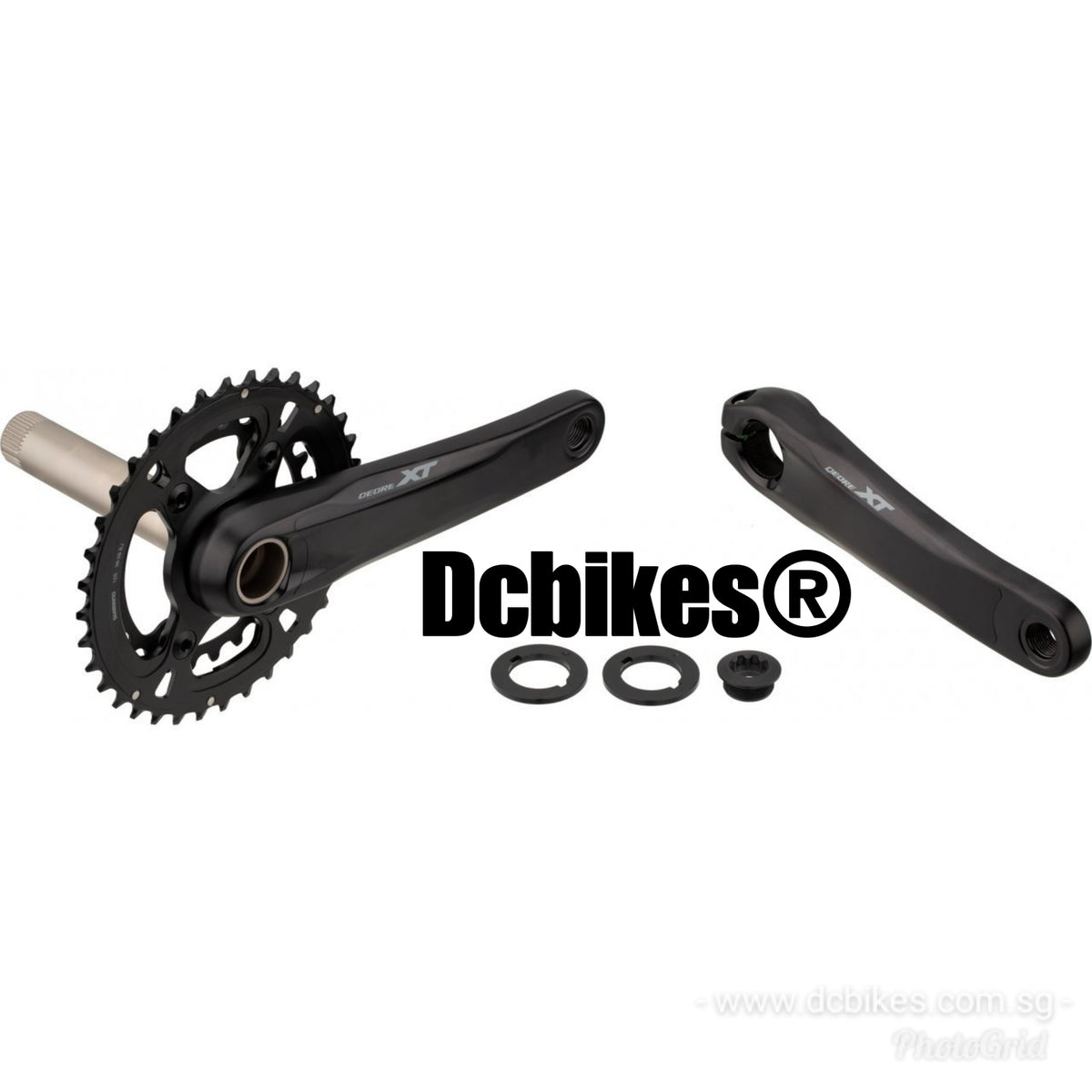 Shimano XT 2 X 12 Speed FC-M8100-2 Crank 36T/26T – Dcbikes