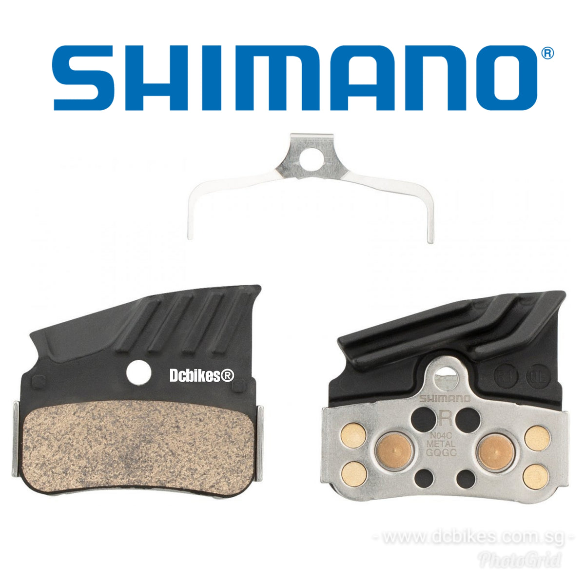 Shimano N04C 4 Pistons Ice Tech Sintered Brake Pads For XTR M9120 XT M Dcbikes