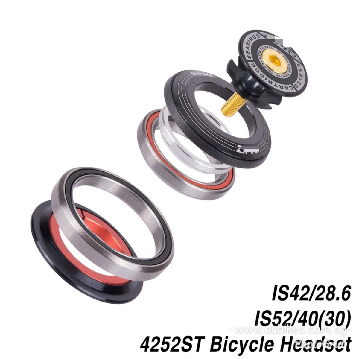 34mm EC34 1 1/8 Straight 28.6 Sealed Bearing Bicycle Headset – Dcbikes
