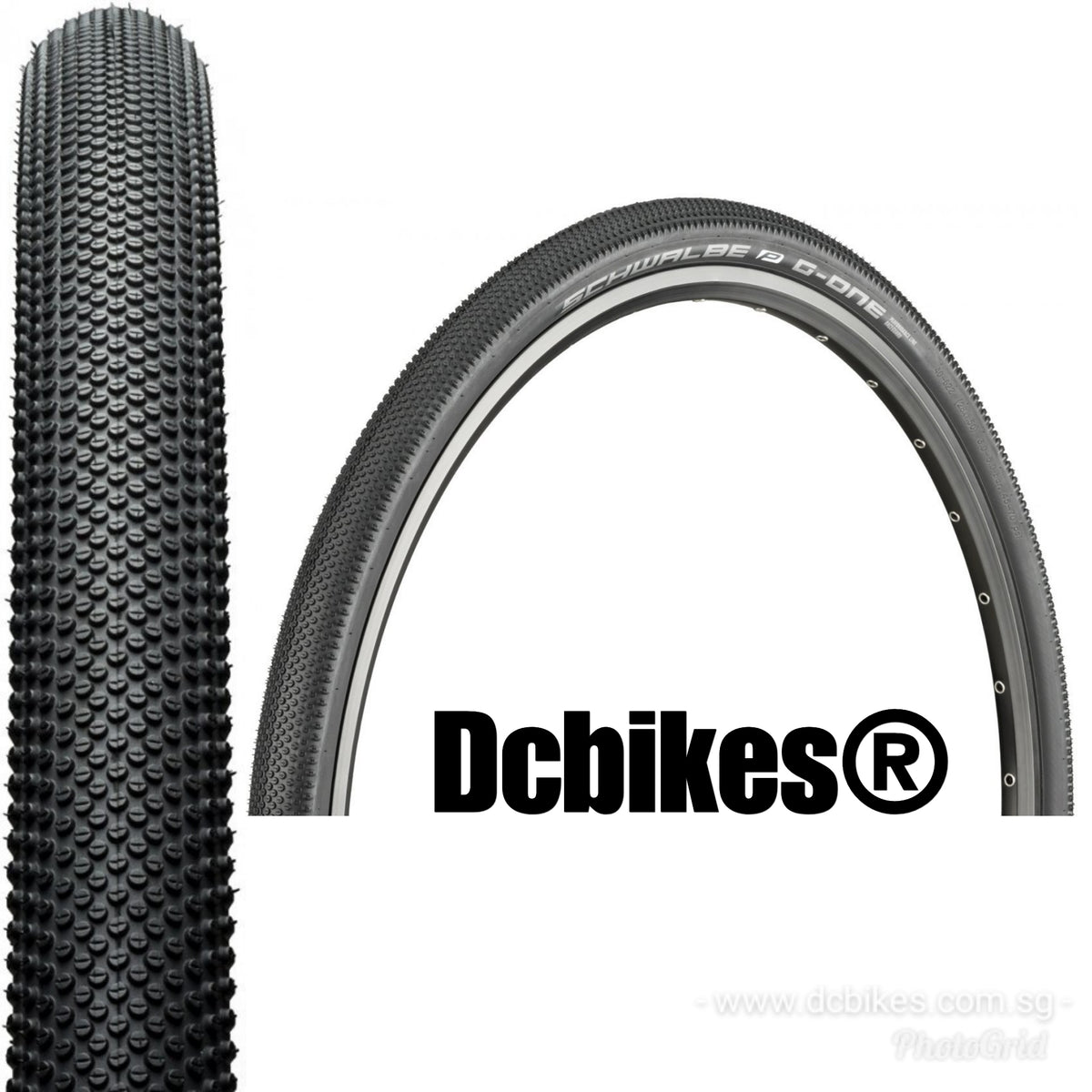 Schwalbe 700c X 35c/40c G-One 28 X 1.35/1.5 Allround RaceGuard Road Gravel  Folding Tyres (2 Tyres)