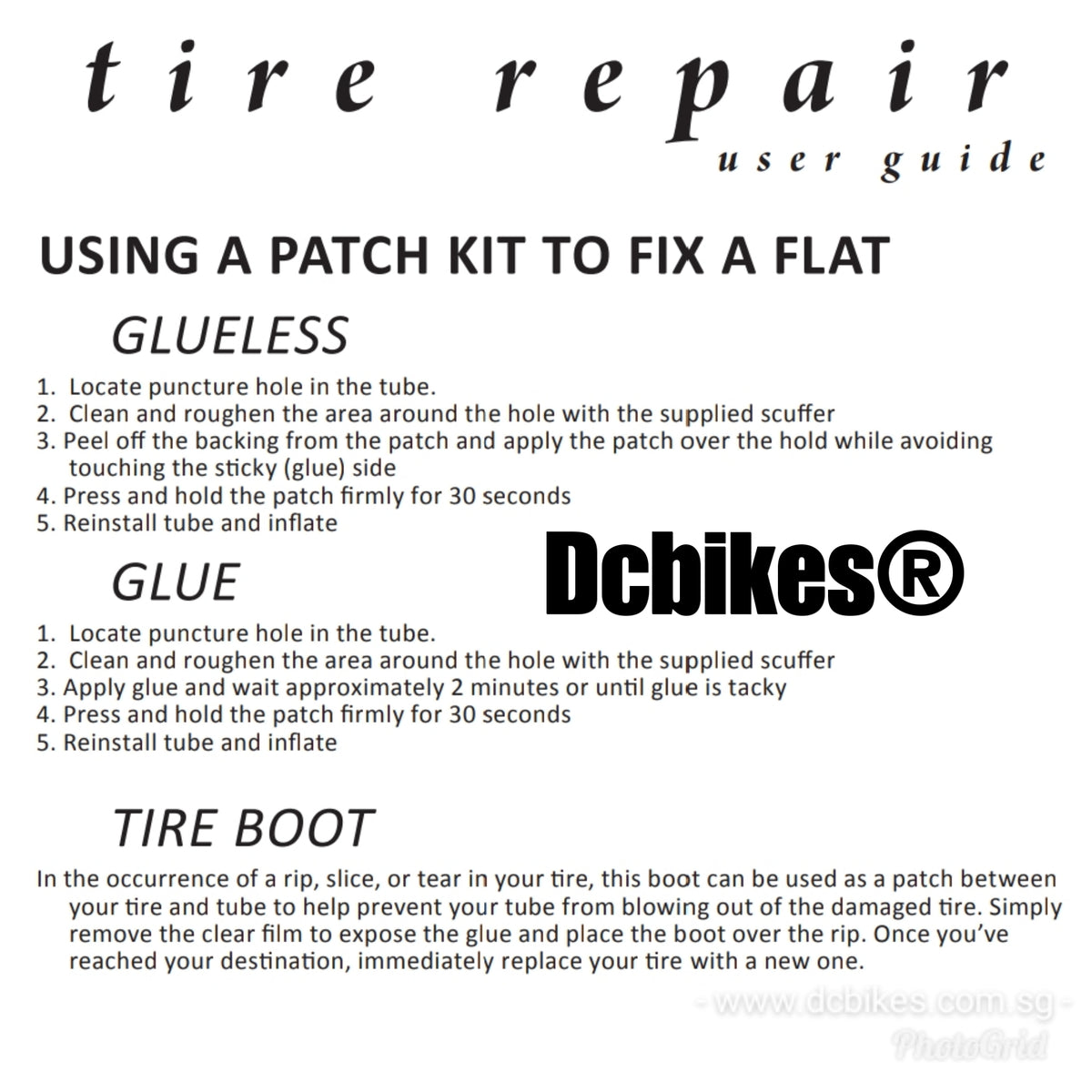 Lezyne Classic Emergency MTB Road Tyre Patch Kit Dcbikes