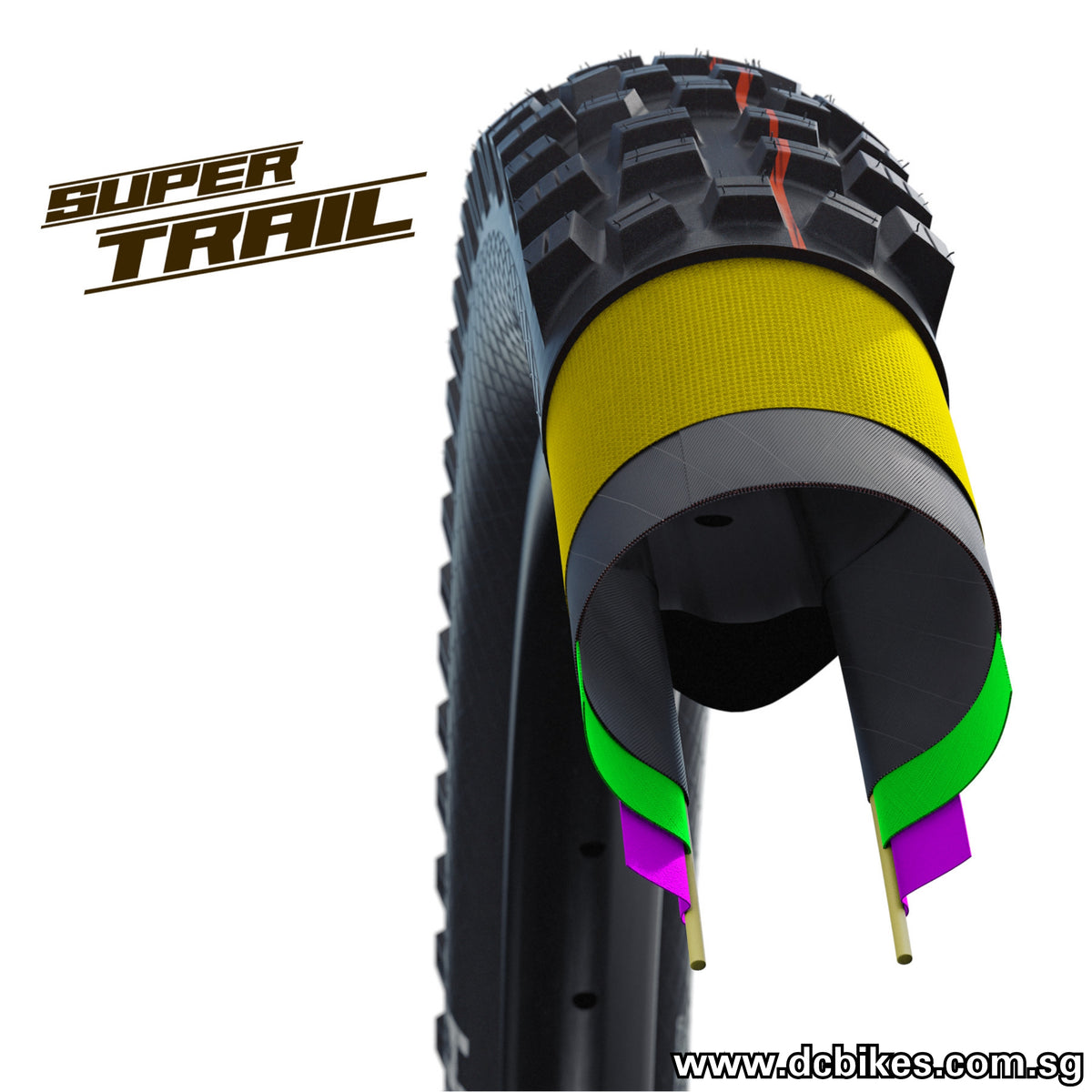 レア　BOOST N BUFF V2 Schwalbe 27.5 | 29 X 2.6 Hans Dampf Skinwall Brown Evo Super Trail