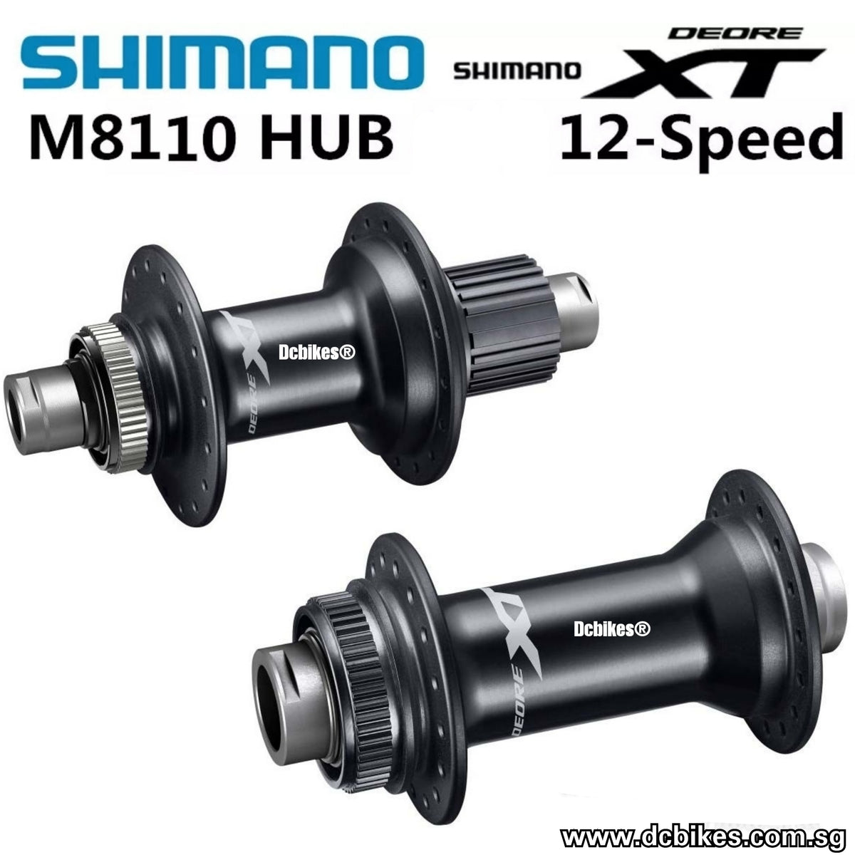 Shimano XT 15mm 148mm Boost HB M8110 Center Lock Front Rear Hubs 28 Dcbikes