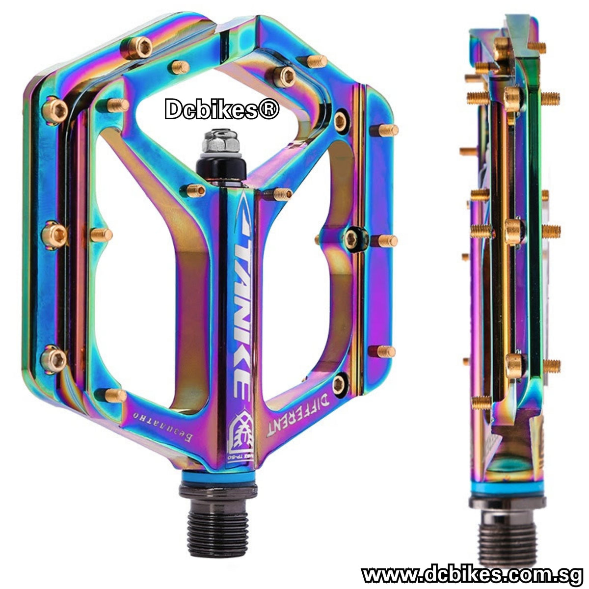 Oil Slick TP-50 Aluminium MTB Lightweight Pedals – Dcbikes
