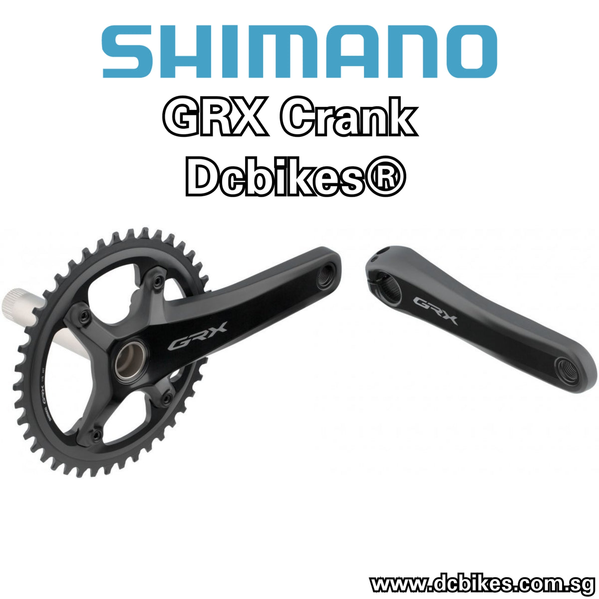 SHIMANO GRX RX810 クランク 170mm 42T BB 新品 Shimano GRX RX810 1x Crankset - Power Meter City