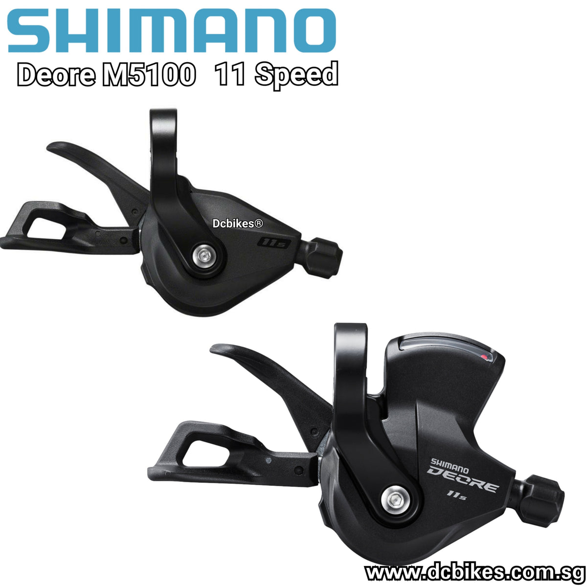 Shimano 11 Speed Deore SL-M5100-R Right Shifter Lever - Main Image