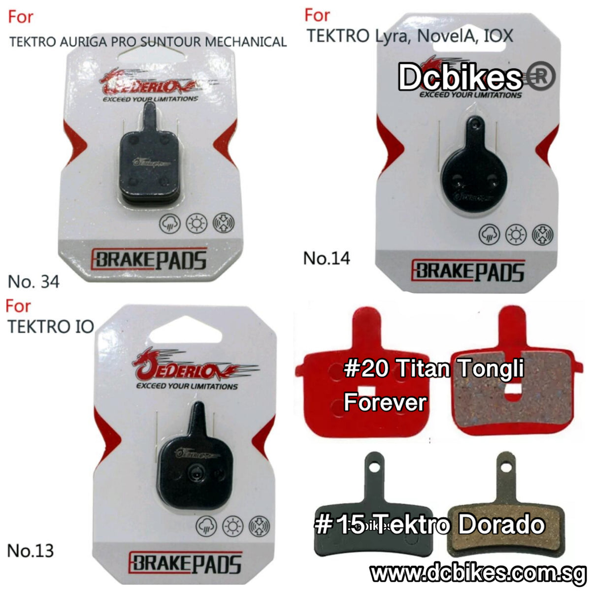 Tongli best sale brake pads