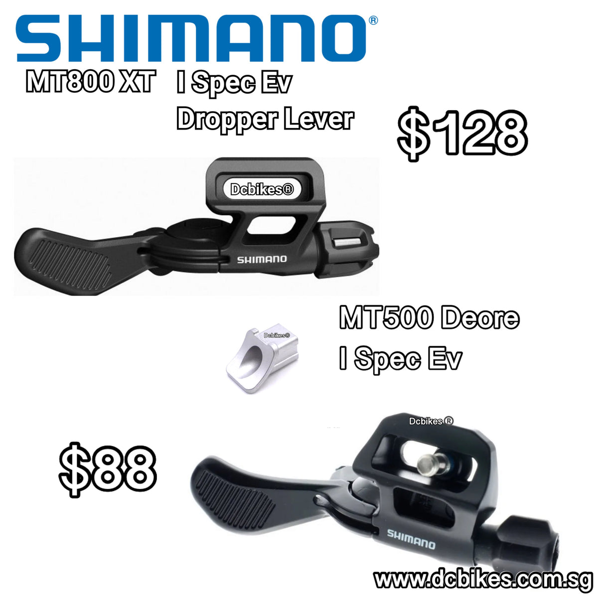 Shimano SL-MT800 Leva Cambio Telescopica - Per Manubrio MTB, Design Ergonomico - Foto 13