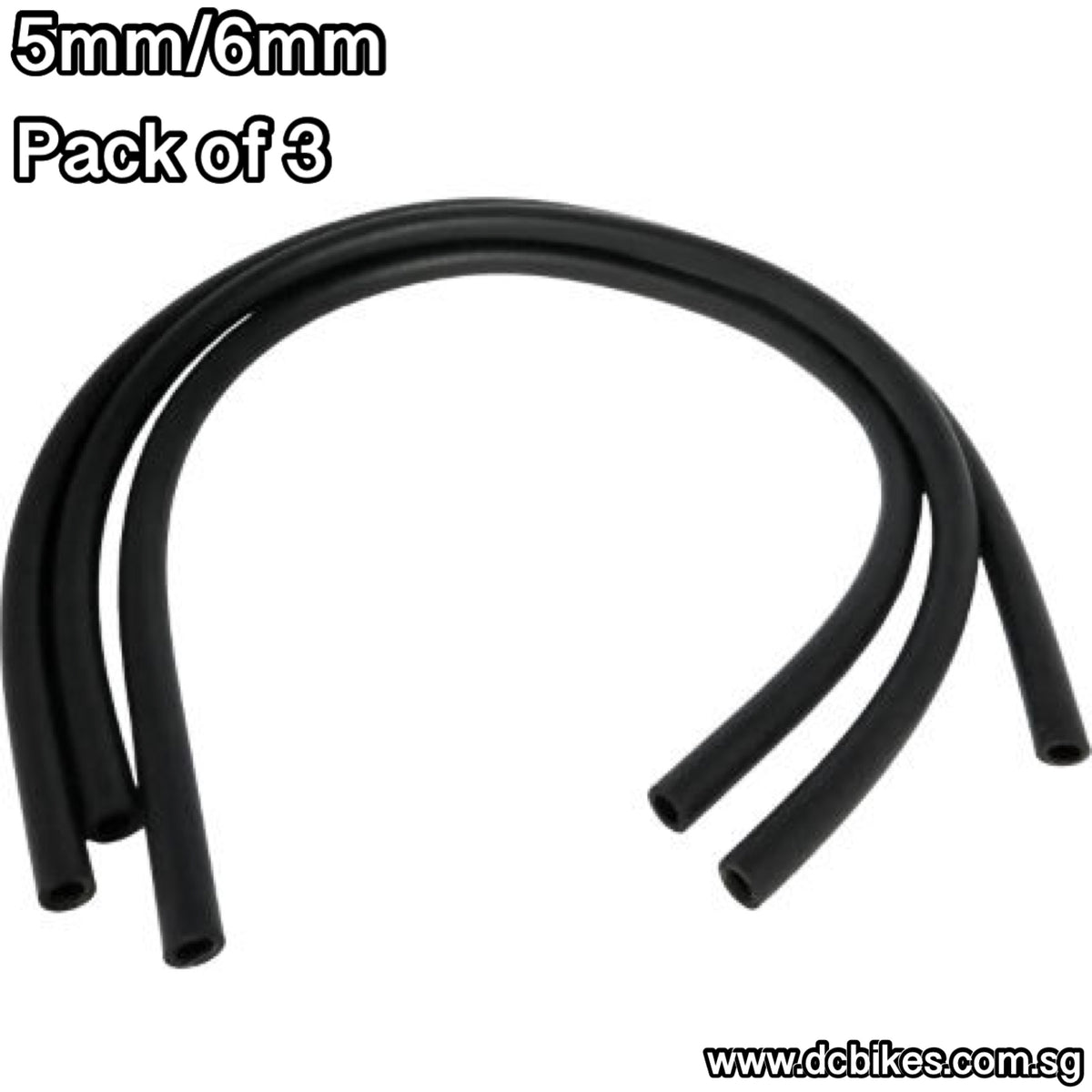 3 X 400mm Internal Routing Anti Vibration Foam Inner Frame Sleeve (3 P