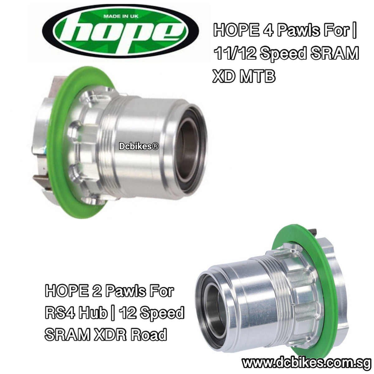 Hope Pro Rs4 11/12 Speed Freehub SRAM XD/XDR Driver