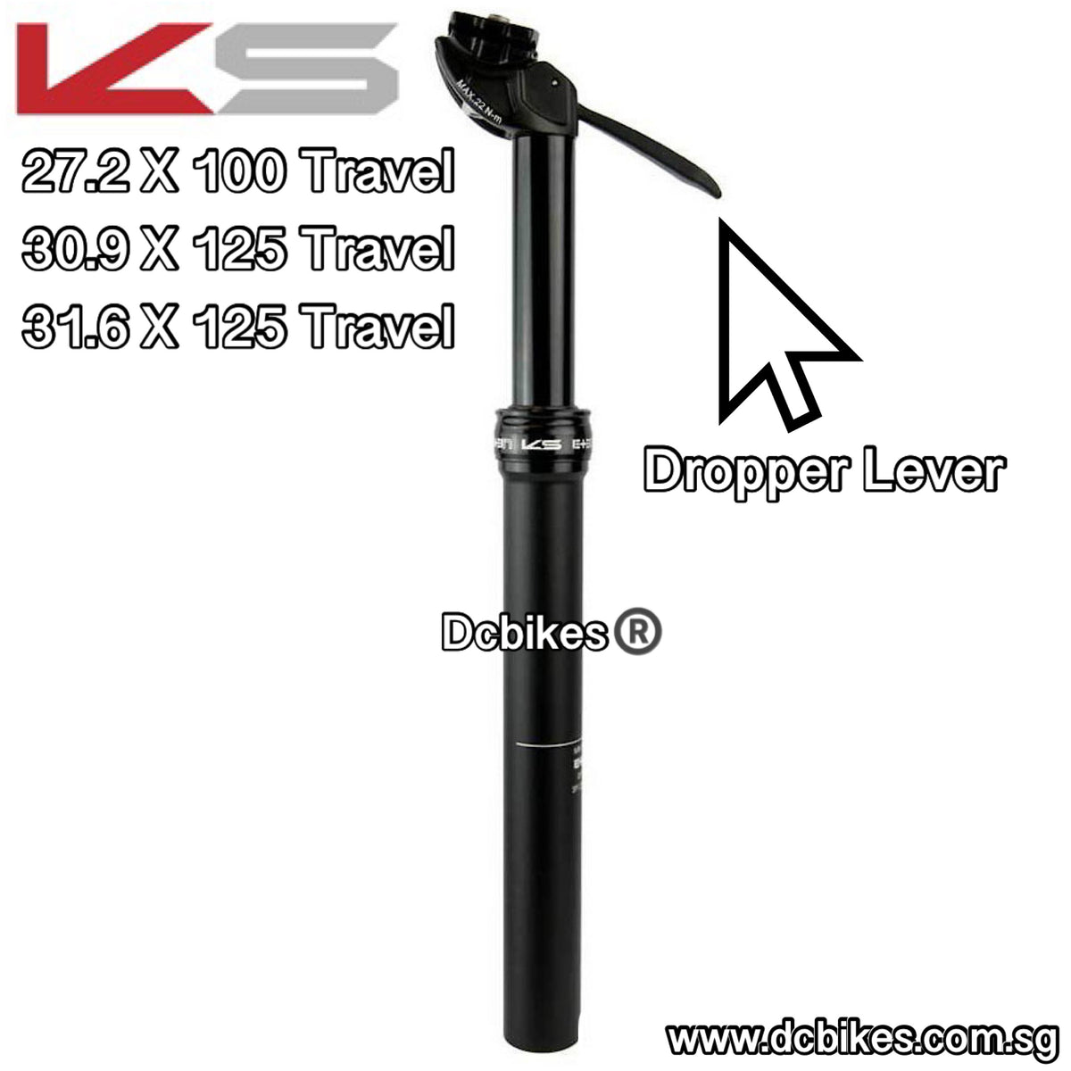 100mm dropper best sale