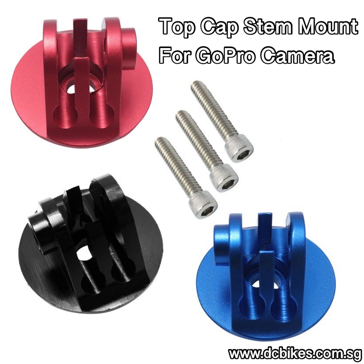 Aluminum Top Cap Headset Stem Adapter Mount For GoPro Camera – Dcbikes
