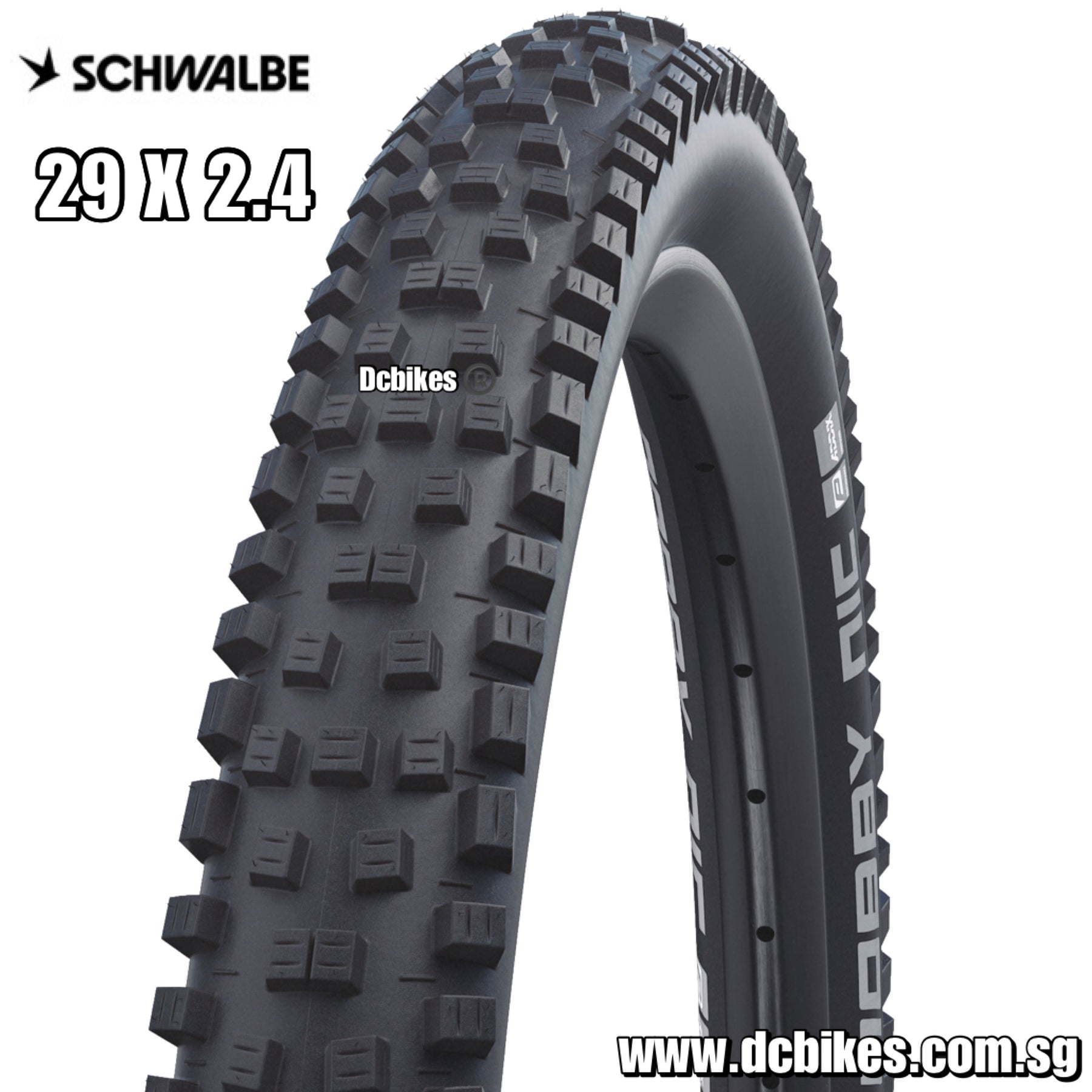 2 Camere D'aria Schwalbe Standard 29 X 2,10-3,0, Valvola Presta 40 Mm - Nuove