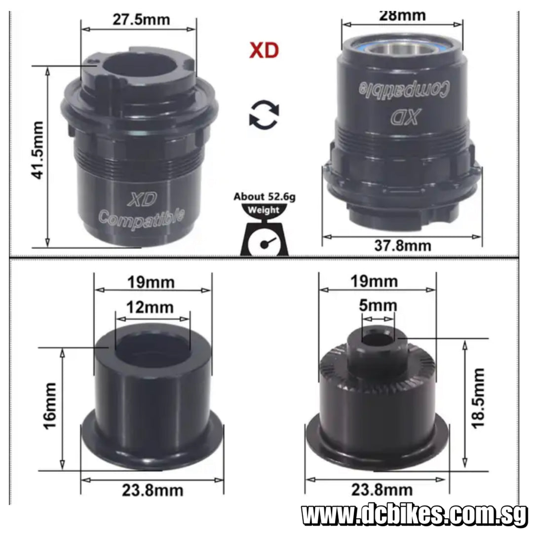 3 Pawls FreeHub Body For DT On 11/12 Speed Sram XD XDR