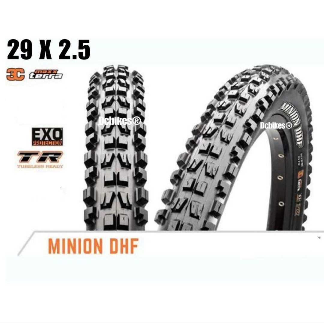 新品　Maxxis DHF & DHR  29x2.5/2.4セット Maxxis Minion DHF 29x2.5 EXO TR WT and DHR II 29x2.3 TR