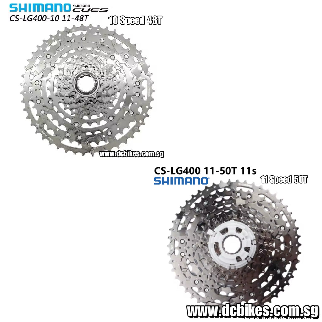 Shimano Cues 10 Speed 48T | 11 Speed 50T HG Gloss Smoke Black