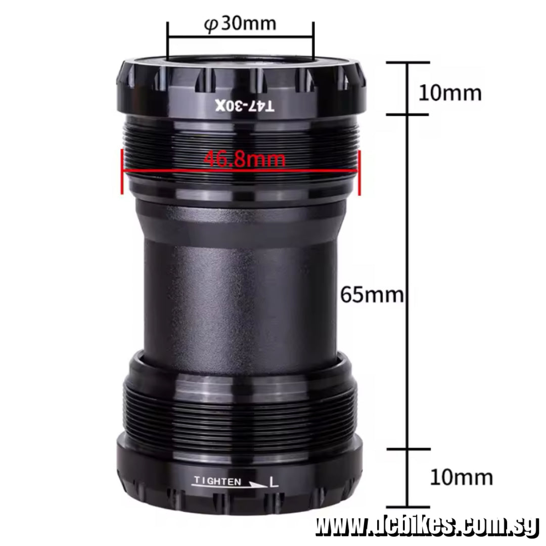 パーツ TNI BB T47 BSA 1.37\" x 24T FSA BOTTOM BRACKET PLATINUM ISIS DRIVE BSA 1.37 X 24T 68 X