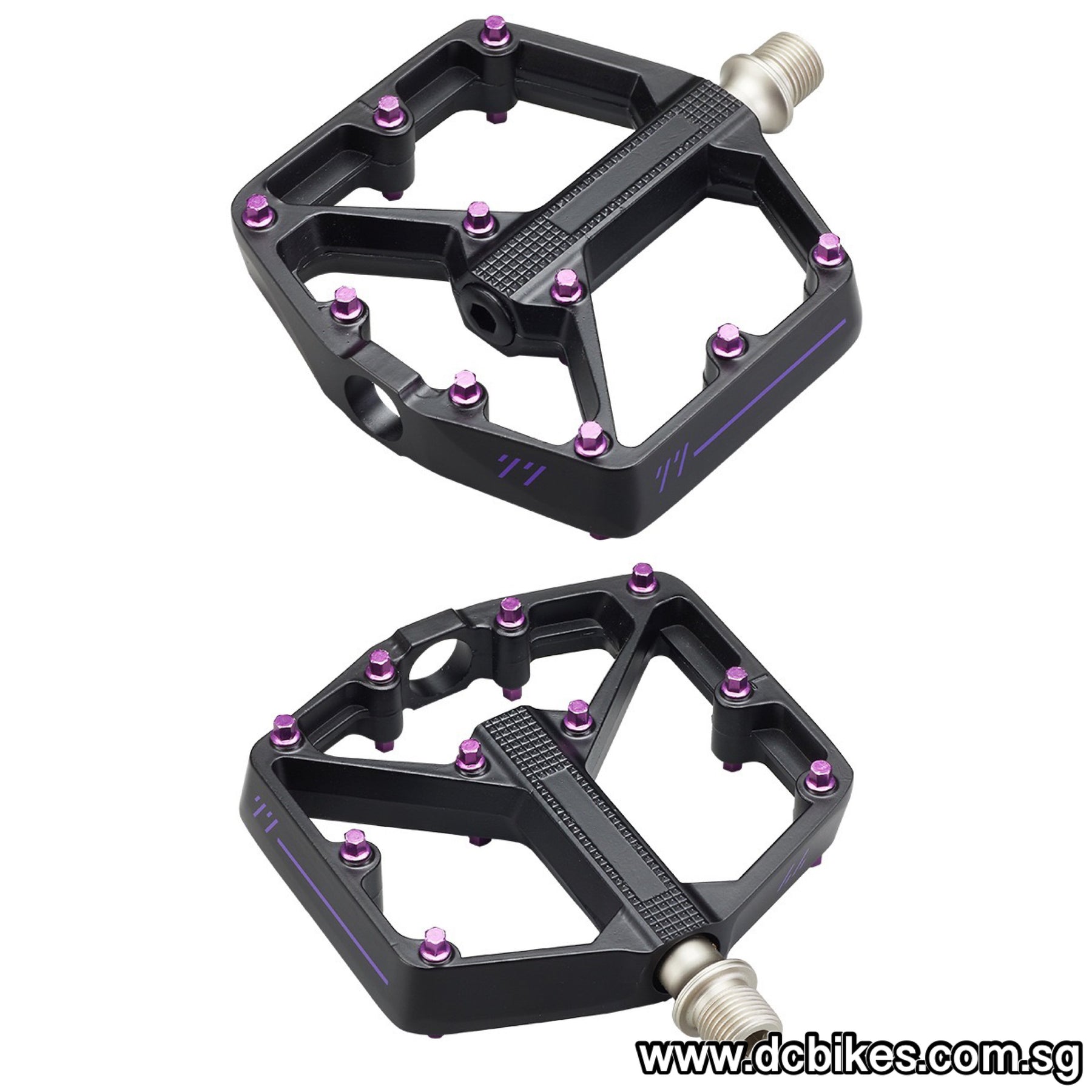 Purple mtb flat pedals sale