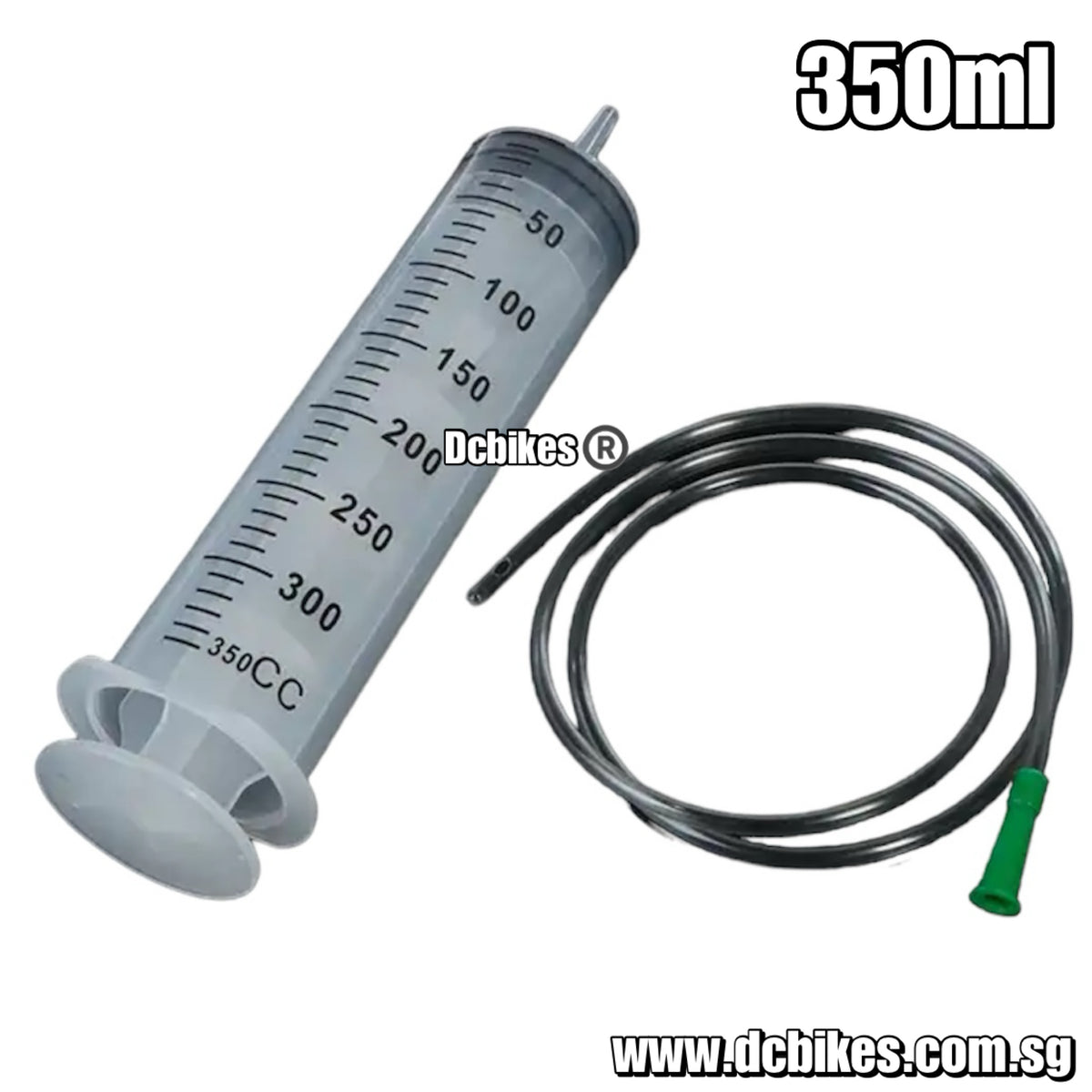 350ml Plastic Syringe With 80cm Clear Tube Kit Set For Injector Measur ...