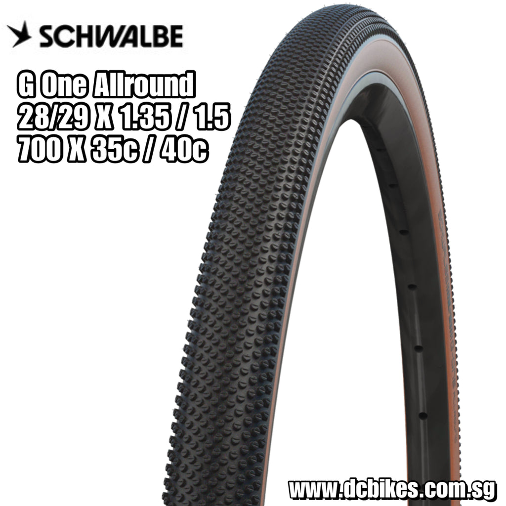 Schwalbe 700c X 35c/40c G One 28/29 X 1.35/1.5 Allround