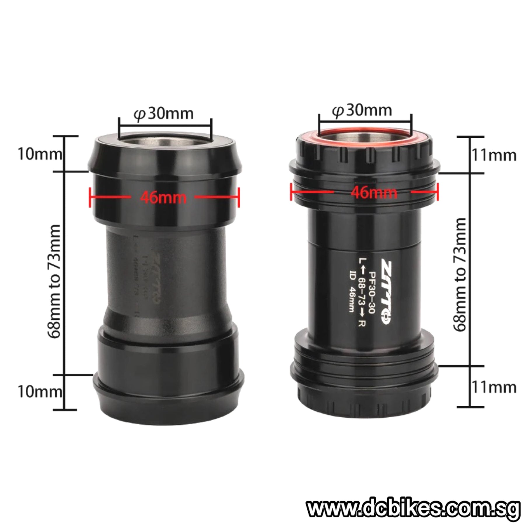 PF30 Press Fit | Thread Lock Bottom Brackets BB For 30mm Crank – Dcbikes