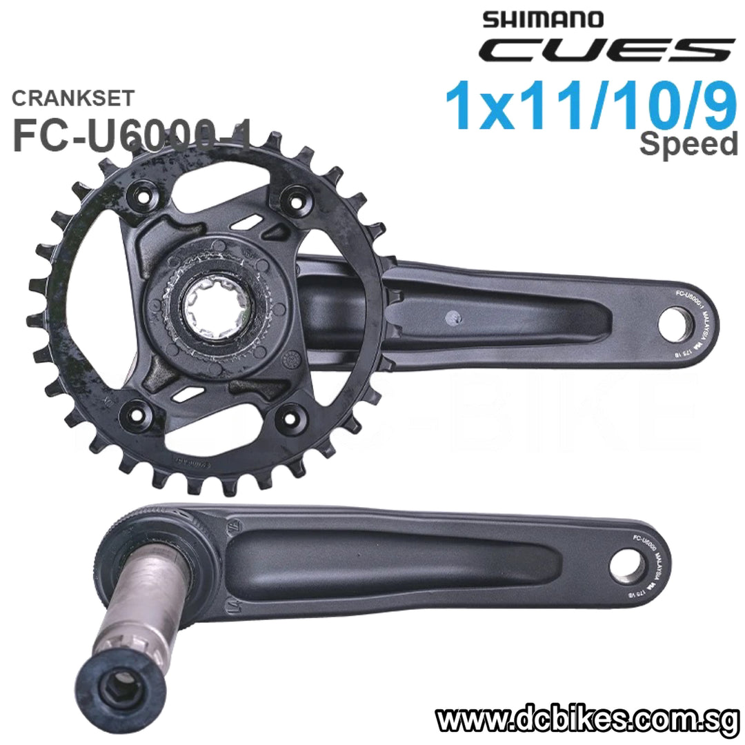 Shimano 32T | 40T | 42T CUES U6000 Series 9 | 10 | 11 Speed Crank