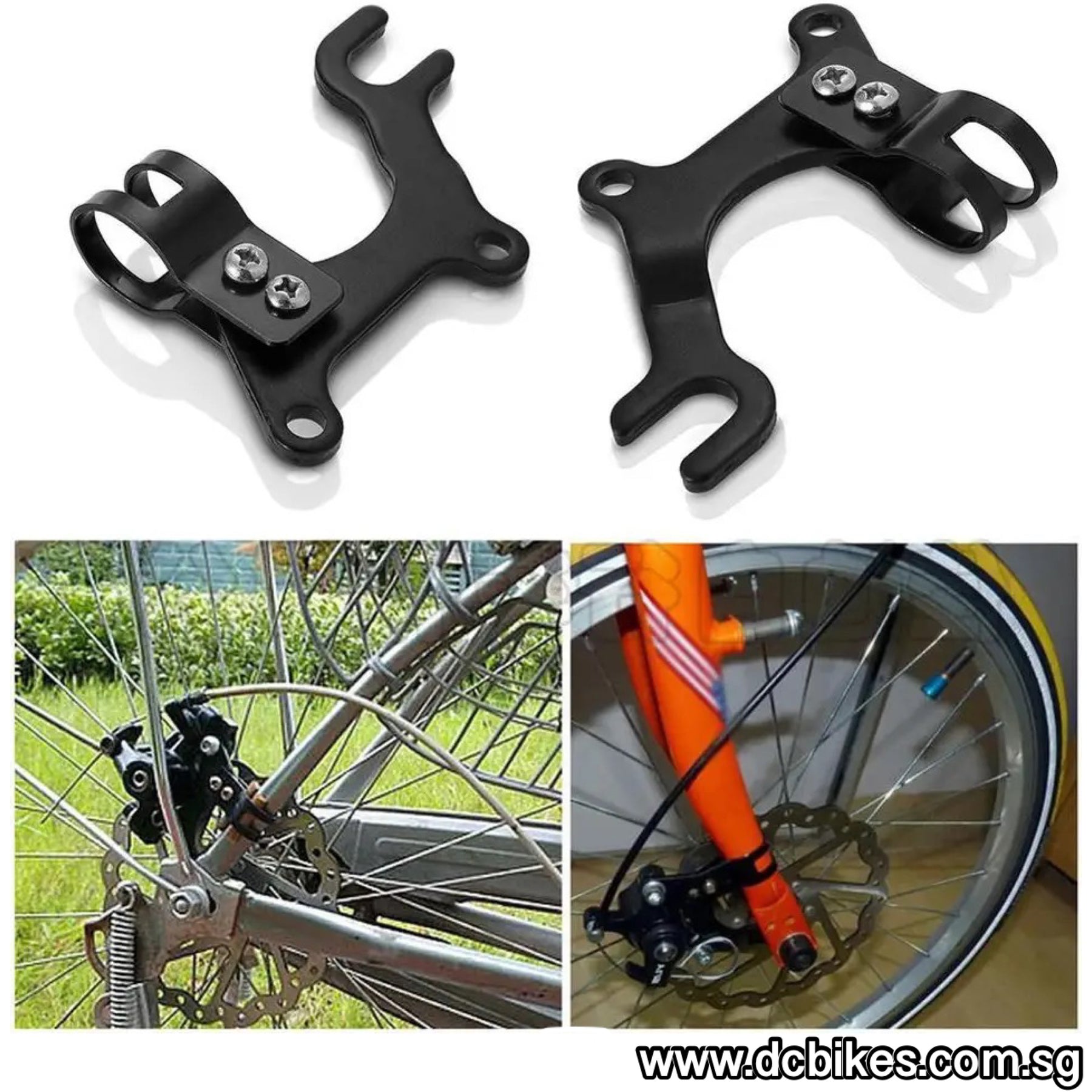 V Brake Rear Bracket Front Fork | Rear Frame V Brake To 6 Bolt 160mm Disc Brake Mounting Cl ...