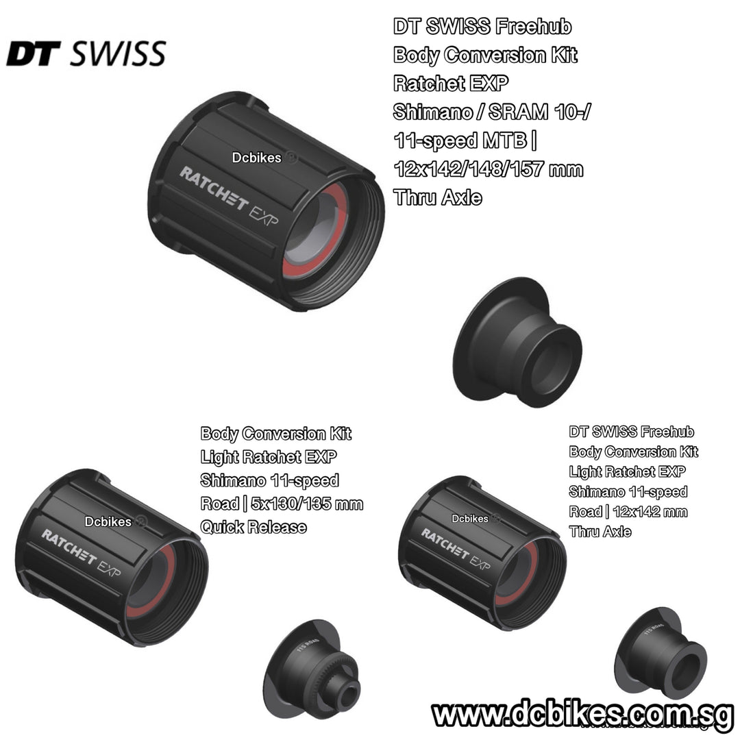DT Swiss Freehub Body Conversion Kit For Ratchet EXP On Shimano HG
