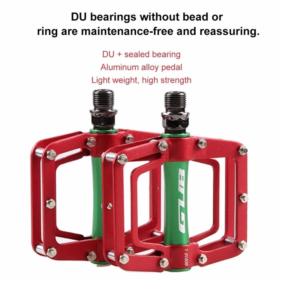du bearing pedal Aluminium Flat Platform Axle 9/16" Bicycle Pedals – Dcbikes
