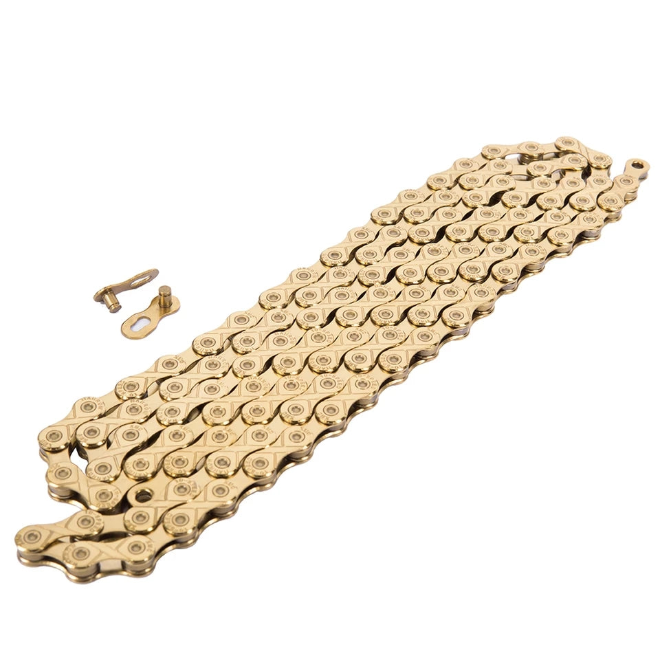X10 PVD Gold Titanium Coating MTB Road Bike 10 Speed Chain +