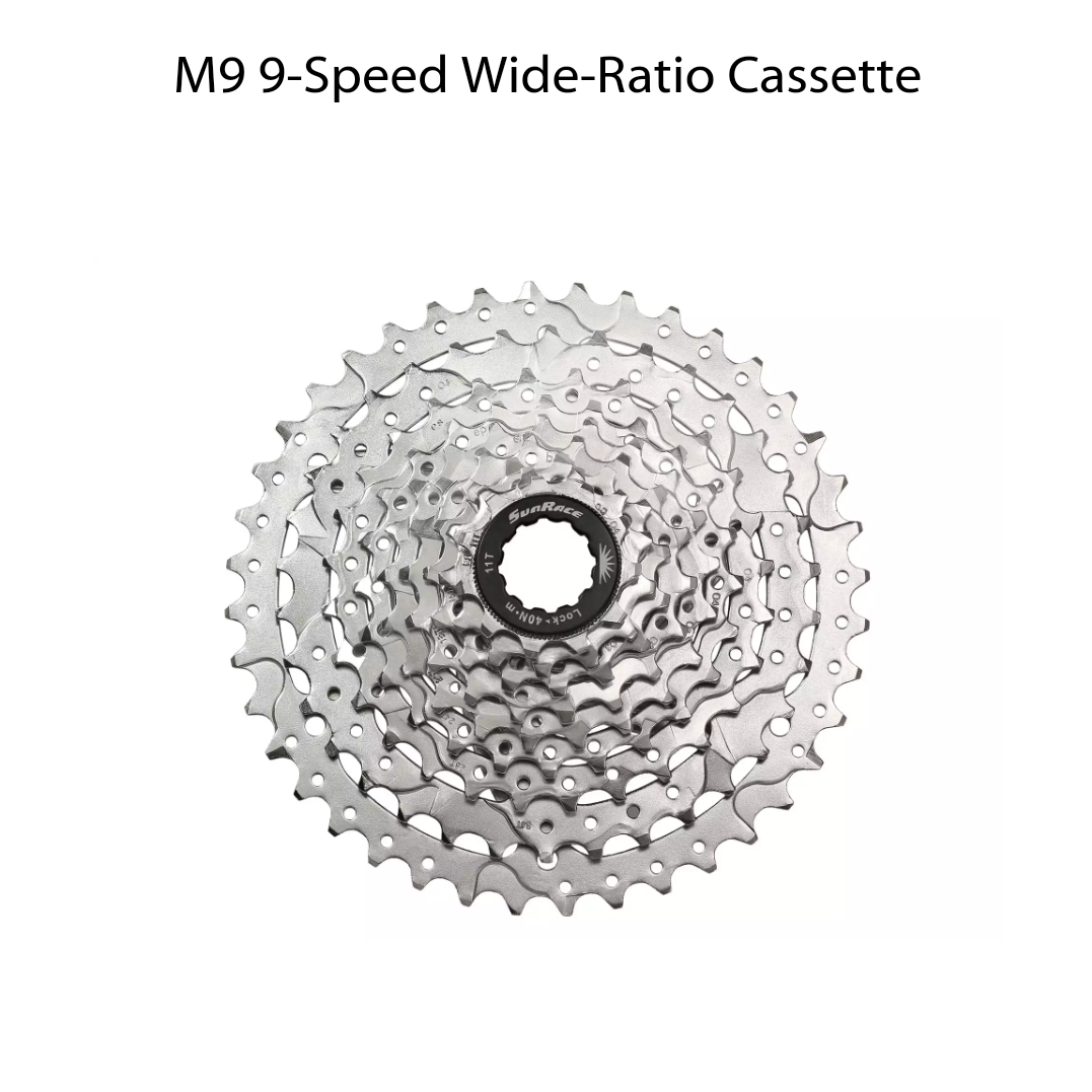 Sunrace 9 Speed 11-40T Wide Ratio HG Cassette CS-M990 – Dcbikes