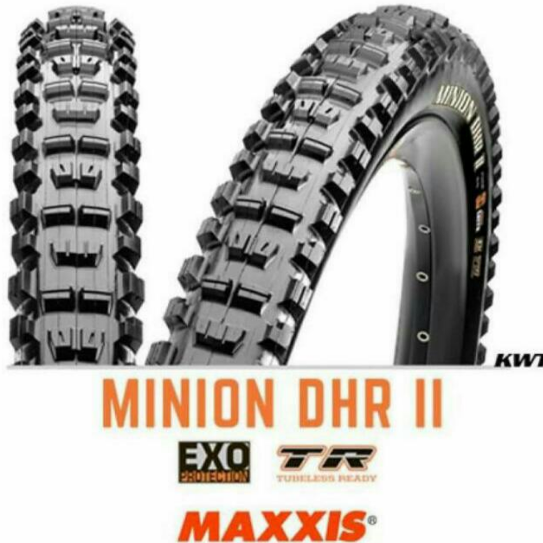 Maxxis X Minion DHR II Or DHF 650B Tubeless Tyre (1 Tire