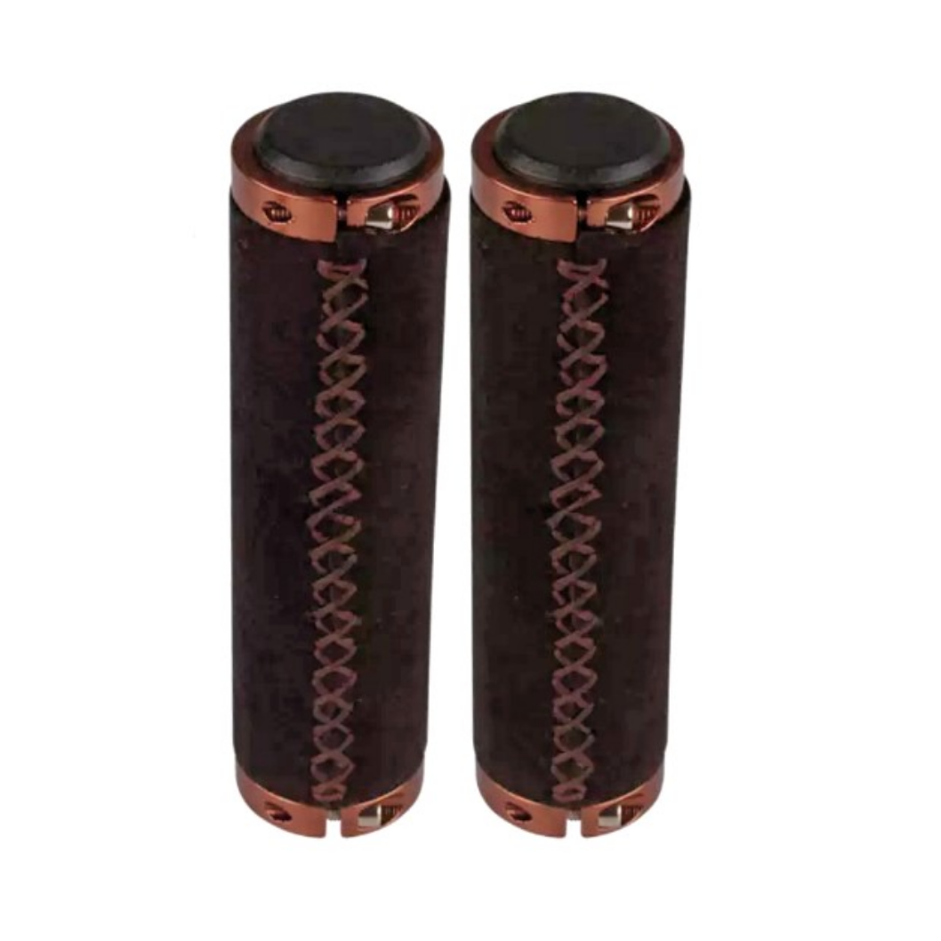 Genuine Leather MTB Vintage Retro Bicycle Lock Grips – Dcbikes