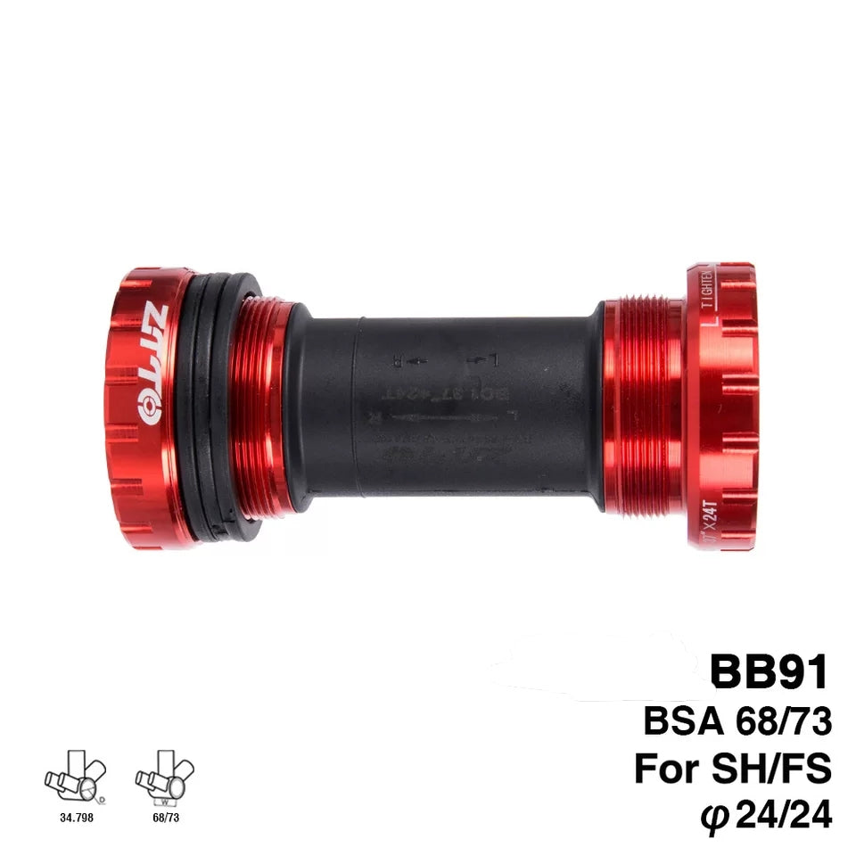 Threaded 68mm 73mm MTB Bottom Bracket BB91 BSA68 24mm – Dcbikes