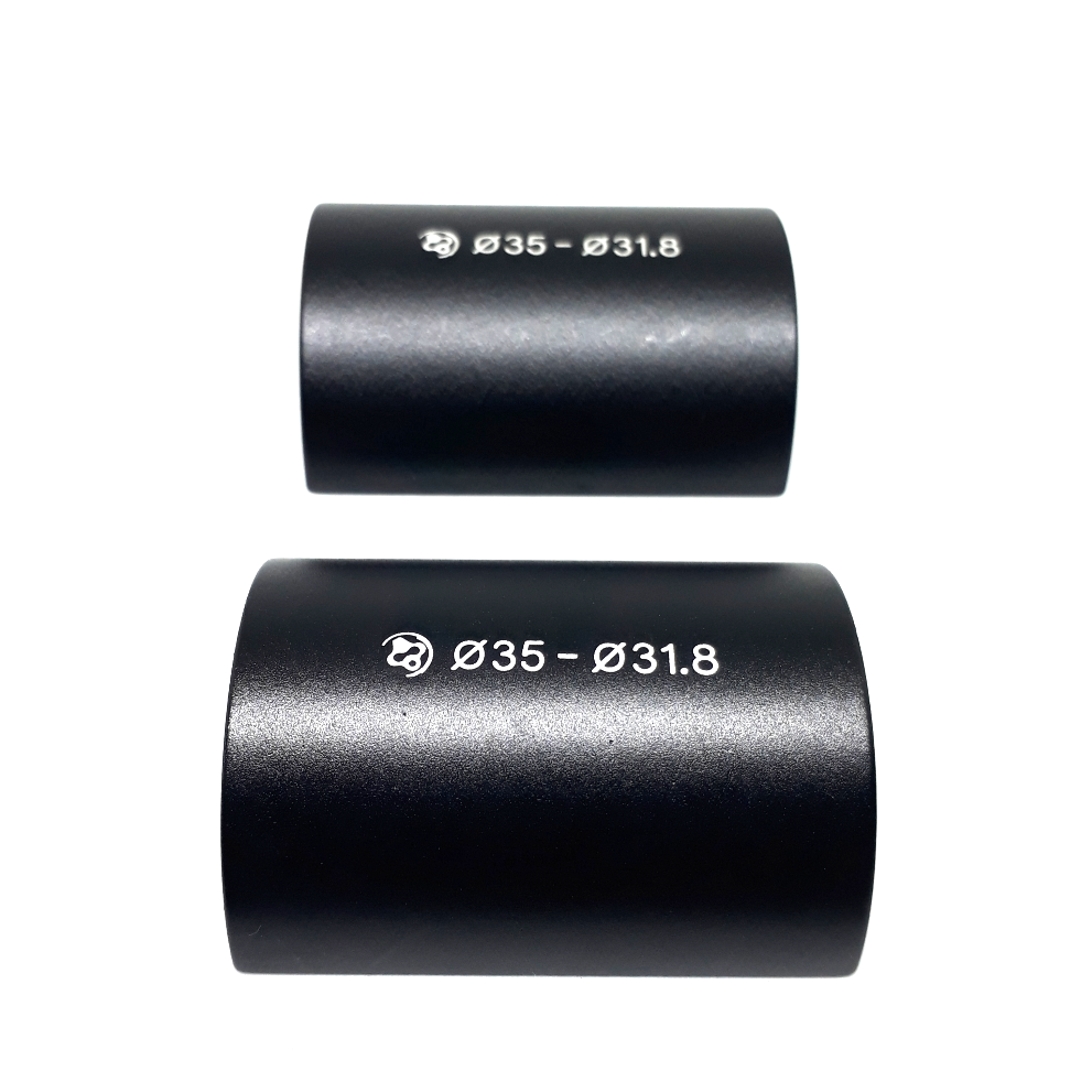 Bicycle MTB Bar Shim 31.8mm To New 35mm Handlebar Clamp Stem Adapter C Dcbikes