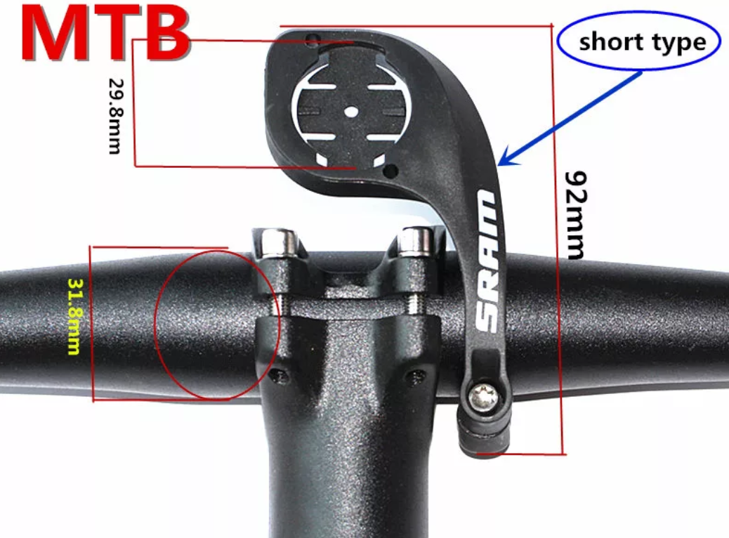Sram Quick View MTB Road Computer Speedometer Mount Holder Dcbikes