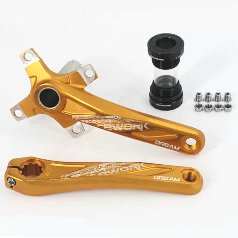 Racework MTB Anodized Hollowtech Crank + 68mm/73mm Bottom Bracket