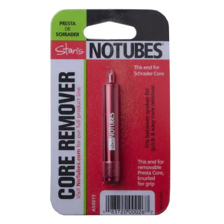 Stans No Tubes MTB Bicycle Tubeless Presta Schrader Inner Valve Core  Remover Tool