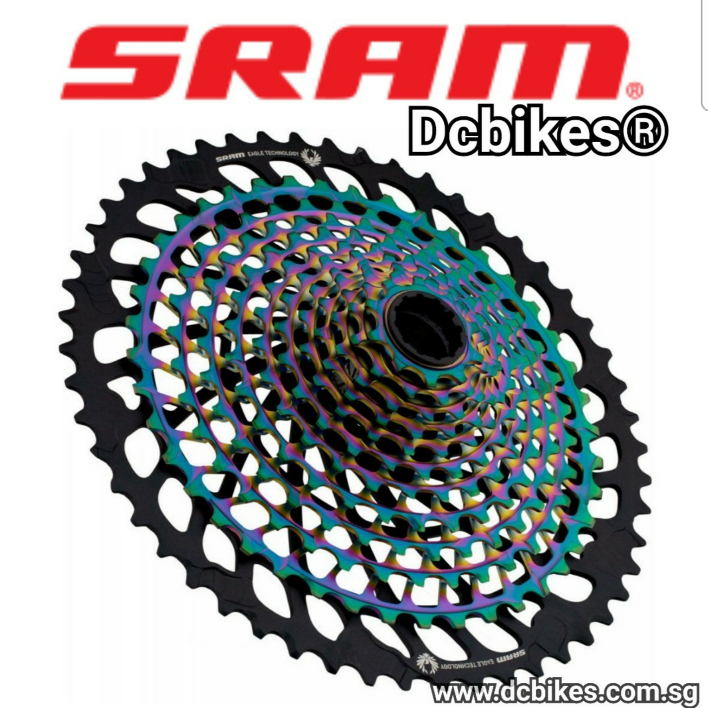 Sram 12 Speed XX1 Eagle XG-1299 Oil Slick Rainbow 10T-52T Sram 12 Speed XX1 Eagle XG-1299 Oil Slick Rainbow 10T-52T