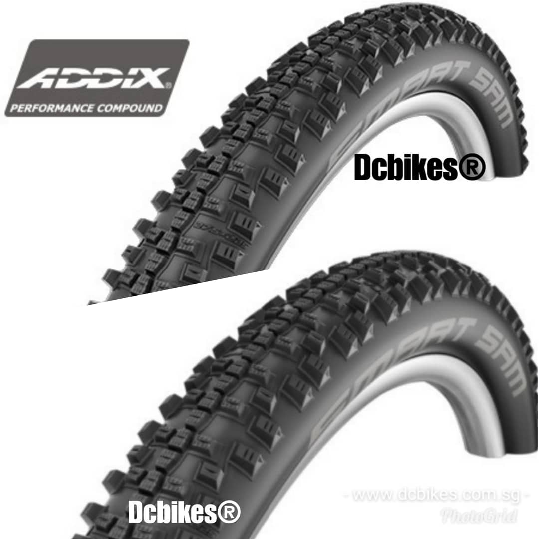 Schwalbe 26 X 2.1 Smart Sam Performance MTB Folding Tyres 2 Tires