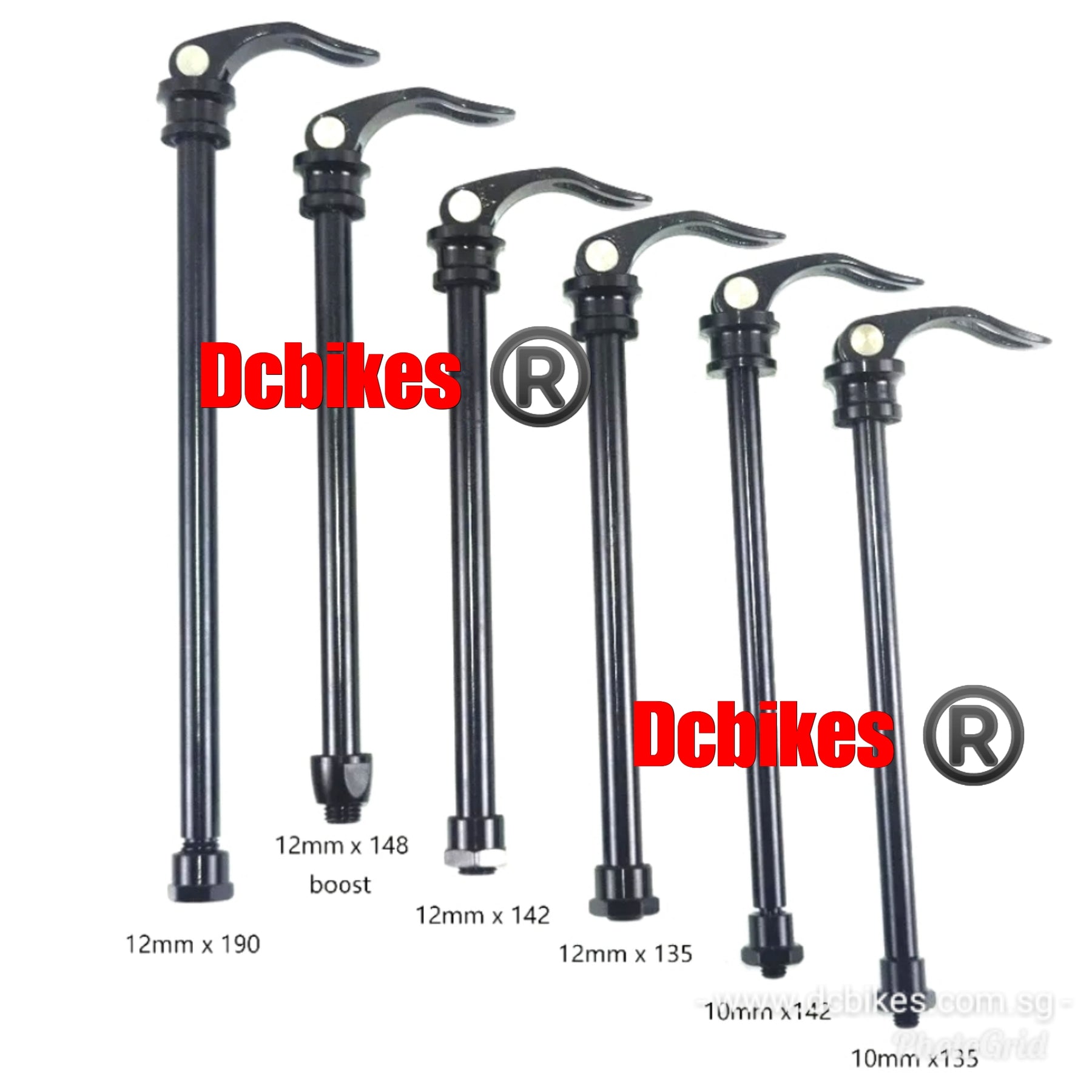 Mountain Bike 12mm X 100mm Thru Axle MTB Quick Release QR Skewer